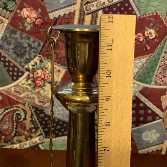 Large Solid Brass Candle stick Holder